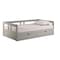 Alaterre Furniture Melody Twin to King Extendable Day Bed with Storage, Dove Gray AJME1080 - alternate 2